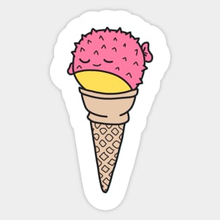 Puffer Ice Crem Sticker